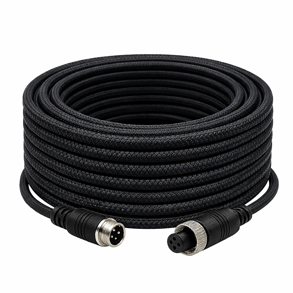 Kabel 2m AHD Hölje 4PIN Hane - Hona
