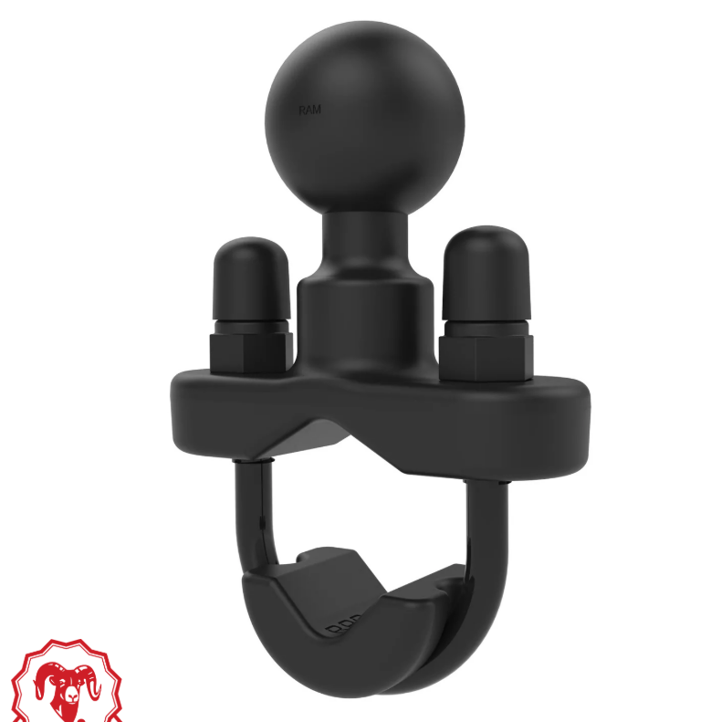 RAM® Handlebar U-Bolt Base for Rails 0.5" to 1.25" in Diameter - B
