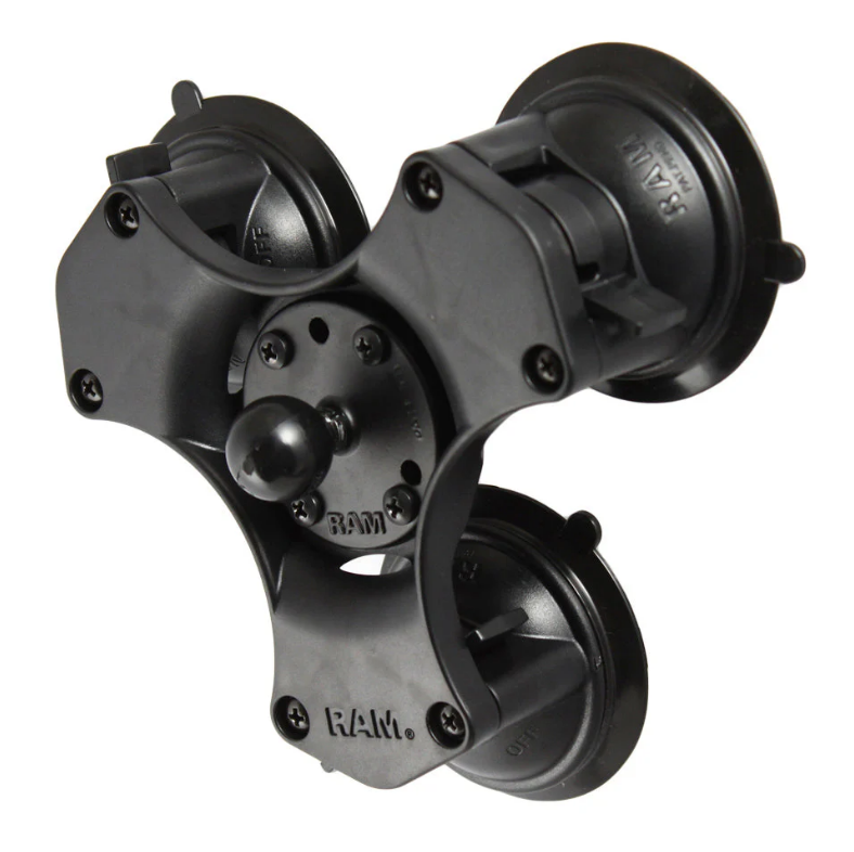 RAM® Twist-Lock™ Triple Suction Cup Ball - B