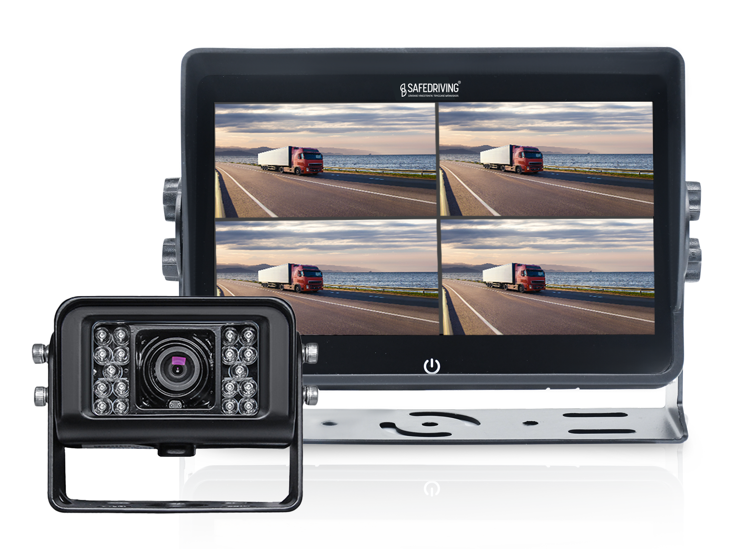 Kamerasystem 10.1" Touch 1080P Kamera 18IR QUAD 4CH