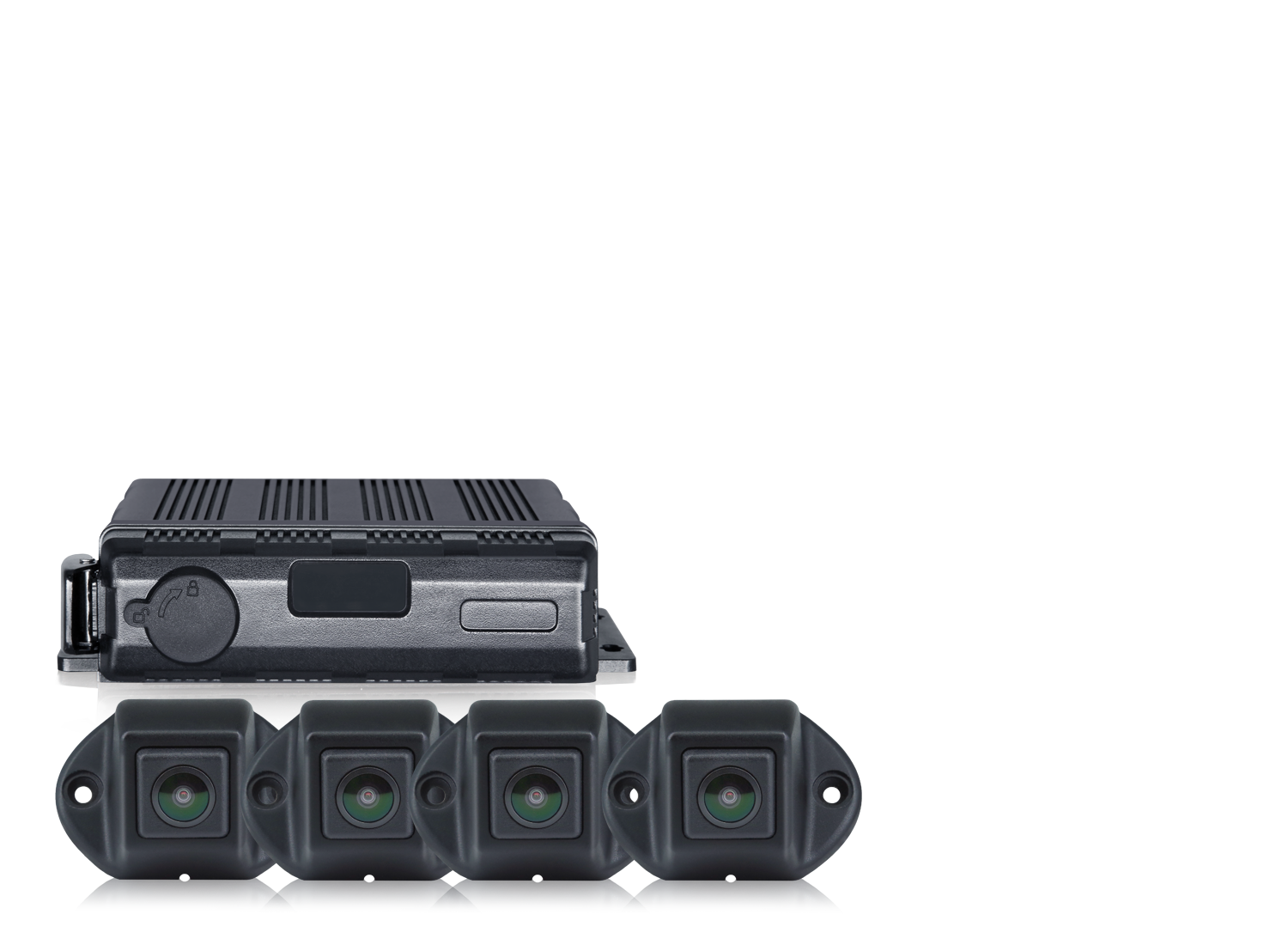 Kamerasystem 360° AI med extern ECU IP/RTSP/ONVIF och 4 kameror 1080P TotalView®